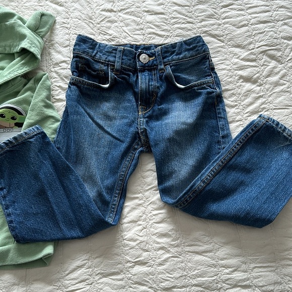 24m Baby boy Star Wars Mandalorian pullover hoodie& denim jeans denim - Picture 4 of 9